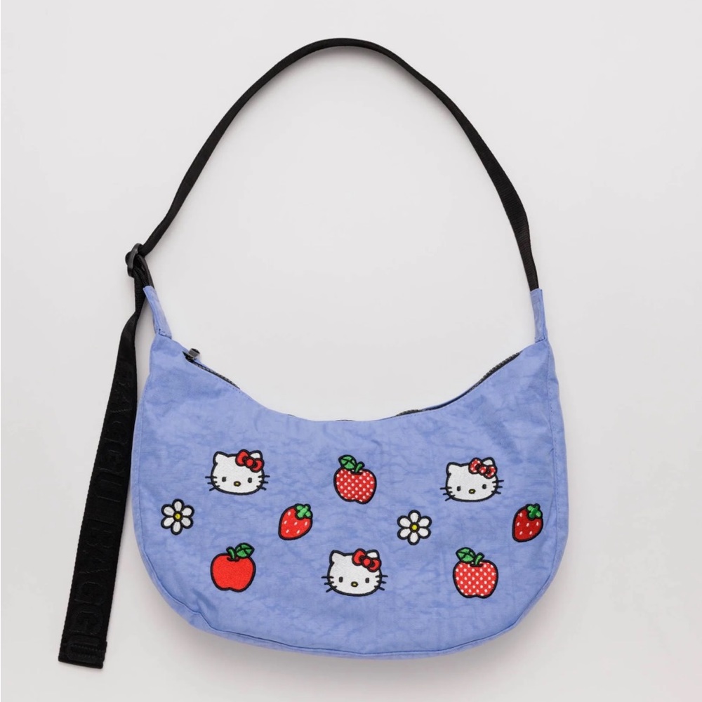 Hello Kitty Baggu Medium Nylon Crescent Bag